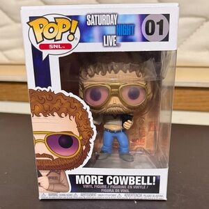Funko Pop SNL More Cowbell with Gold and Blue